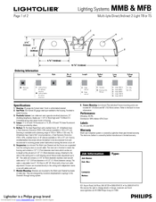 Lightolier Lightolier MFB Product Manual
