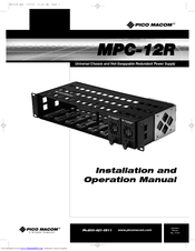 Pico Macom MPC-12R Installation And Operation Manual