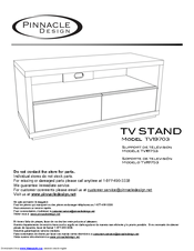 Pinnacle Design TV19703 Parts List