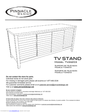 Pinnacle Design TV24203 Parts List