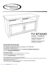 Pinnacle Design TV26203 Parts List
