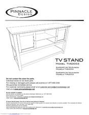Pinnacle Design TV63003 Parts List