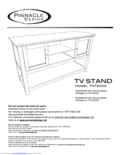 Pinnacle Design TV73003 Parts List