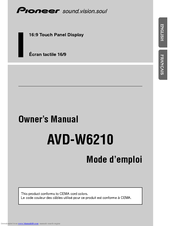 Pioneer AVD-W6210 Owner's Manual