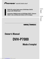 Pioneer DVH-P7000 Owner's Manual