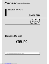 Pioneer XDV-P9-II Owner's Manual