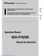 Pioneer KEH-P7020R Operation Manual