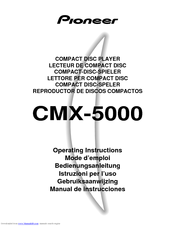 Pioneer CMX-5000 Operating Instructions Manual