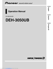 Pioneer DEH-3050UB Operation Manual