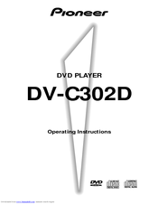 Pioneer DV-C302D Operating Instructions Manual