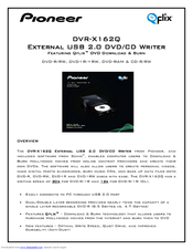 Pioneer DVR-X162Q Specifications