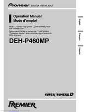 Pioneer DEH-P460MP Operation Manual