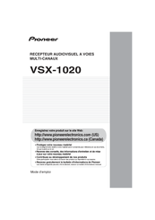 Pioneer NO FOUND VSX-1020 Mode D'emploi
