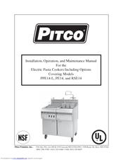 Pitco PPE14-L Installation & Operation Manual