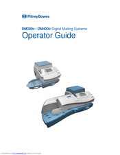 Pitney bowes DM400c series Manuals | ManualsLib