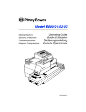 Pitney Bowes E500 Operating Manual