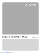Planar PE170 Manual