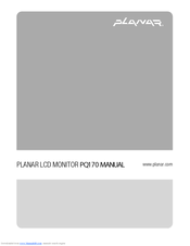 Planar PQ170 Manual