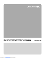 Planar PT170 Manual