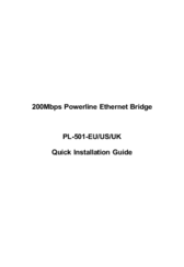 Planet PL-501-US Quick Installation Manual