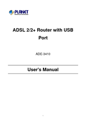 Planet ADE-3410 User Manual