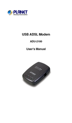 Planet Bridge/Router ADU-2100 User Manual