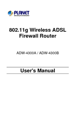 Planet ADW-4300B User Manual