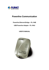 Planet USB Powerline Adapter PL-104U User Manual