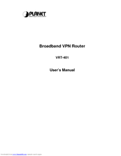 Planet VRT-401 User Manual