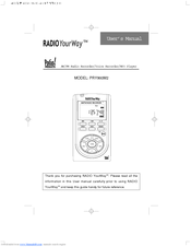 Pogo Radio YourWay PRY900M2 User Manual