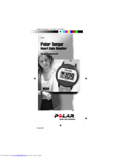 Polar Electro Tempo User Manual
