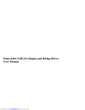 Polar Electro IrDA USB 2.0 User Manual