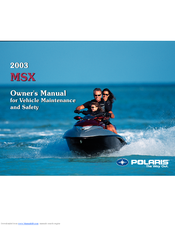 Polaris 2003 MSX Owner's Manual