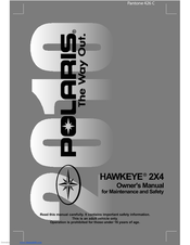 Polaris Hawkeye 2X4 2010 Owner's Manual