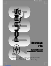 Polaris 2009 Hawkeye 2X4 Owner's Manual