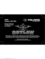 Polaris Outlaw 9922079 Owner's Manual