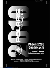 Polaris 2010 Phoenix 200 Quadricycle Owner's Manual