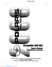 Polaris 2008 Scrambler 500 4X4 Owner's Manual