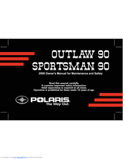Polaris 2009 Outlaw 90 Owner's Manual