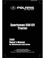 Polaris Sportsman 9921837 Owner's Manual