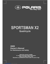 Polaris Sportsman 9921848 Owner's Manual