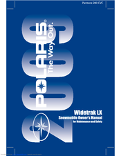 Polaris Widetrak LX Owner's Manual