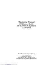 Santa Barbara Instrument Group ST-7E Operating Manual