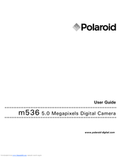 Polaroid m536 User Manual