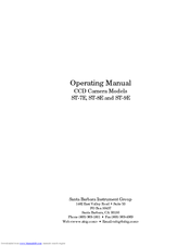 Santa Barbara Instrument Group ST-7E Operating Manual