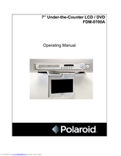 Polaroid FDM-0700A Operating Manual