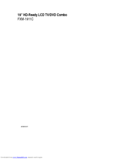 Polaroid FXM-1911C Instruction Manual