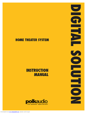 Polk Audio Digital Solution System Instruction Manual