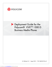 Polycom 1725-16823-001 Deployment Manual