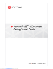 Polycom RSS 4000 Getting Started Manual